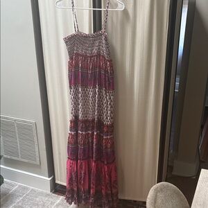 Cache Multicolor Bohemian Maxi Dress